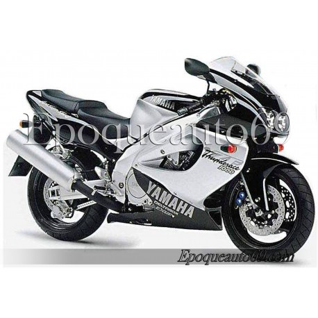 Autocollants Stickers Yamaha YZF 1000R année 1996 noir /Argent