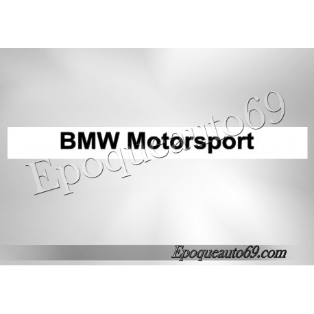 Autocollant - sticker Pare soleil bmw motorsport (Lettrage)