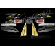 Autocollants - stickers Suzuki GSX-R 750 2003 version jaune / gris