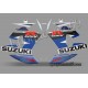 Autocollants - stickers Suzuki GSX-R 750 2004 version blanc /bleu