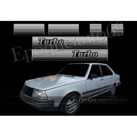 Kit complet Autocollants Renault 18 Turbo