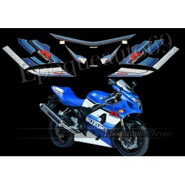 Autocollants - stickers Suzuki GSX-R 750 2005 version 20 eme anniversaire