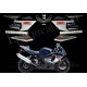 Kit autocollants - stickers Suzuki GSX-R 750 2005 version noir / bleu foncé