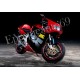 Autocollants - stickers Suzuki GSX-R 750 1998 version rouge /noir / argent