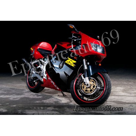 Autocollants - stickers Suzuki GSX-R 750 1998 version rouge /noir / argent