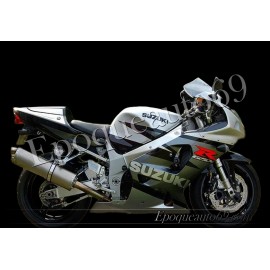 Autocollants - stickers Suzuki GSX-R 750 2003 version gris / argent