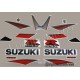 Kit autocollants stickers Suzuki GSX-R 1000 2005 version noir / gris