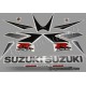 Kit autocollants stickers Suzuki GSX-R 1000 2006 version noir / gris