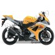 Kit autocollants stickers Suzuki GSX-R 1000 2007 version jaune / argent