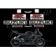 Kit autocollants stickers Suzuki GSX-R 1000 2008 version noir