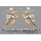 Kit autocolants stickers Suzuki GSX-R 1000 2008 version noir/ or