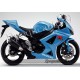 Kit autocollants stickers Suzuki GSX-R 1000 2008 version bleu