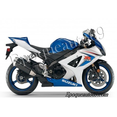 Kit autocollants stickers Suzuki GSX-R 1000 2008 version blanc