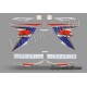 Kit autocollants stickers Suzuki GSX-R 1000 2008 version blanc