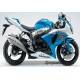 Kit autocollants stickers Suzuki GSX-R 1000 2009 version Blanc