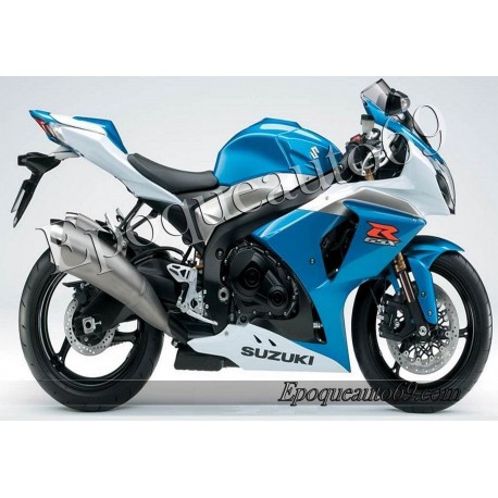 Kit autocollants stickers Suzuki GSX-R 1000 2009 version Blanc