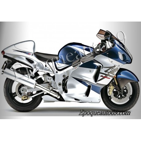 Suzuki Hayabusa 2005 version bleu foncé / argent