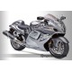 Suzuki Hayabusa 2009 version gris / argent