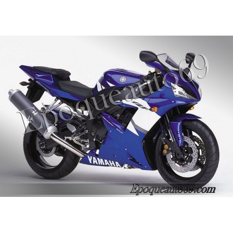 Autocollants Stickers Yamaha YZF-R1 2002 version bleu