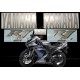 Kit autocollants Stickers Yamaha YZF-R1 2004 version gris