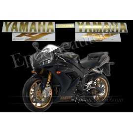 Kit autocollants Stickers Yamaha YZF-R1 2005 noir