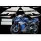 Autocollants stickers Yamaha YZF-R1 2006 version bleu