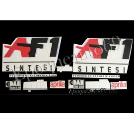 Autocollants stickers Aprilia AF1 125 sintesi project 108 année 1988