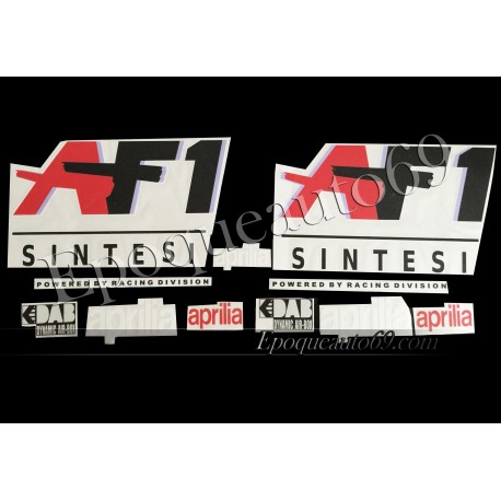 Kit autocollants stickers Aprilia AF1 125 sintesi project 108 année 1988