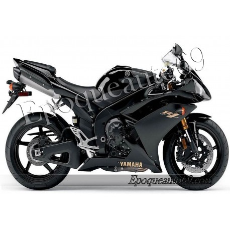 Kit autocollants stickers Yamaha YZF-R1 2008 version noir