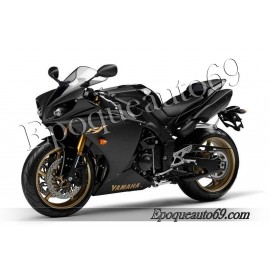 Kit autocollants stickers Yamaha YZF-R1 2009 version noir