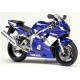 Autocollants stickers Yamaha YZF-R6 1999 version bleu