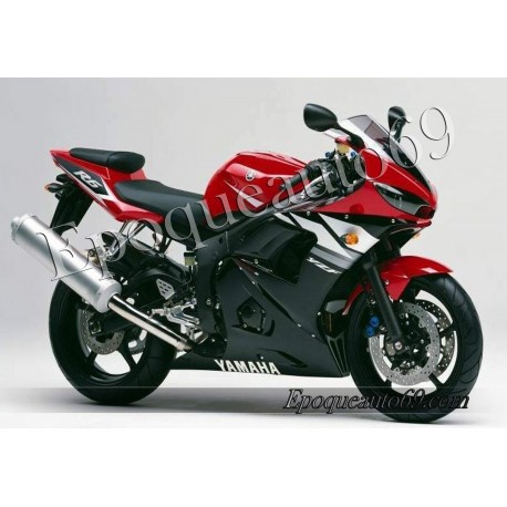 Autocollants Stickers Yamaha YZF-R6 2003 version rouge