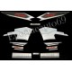 Autocollants Stickers Yamaha YZF-R6 2003 version argent