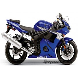 Autocollants Stickers Yamaha YZF-R6 2004 version bleu