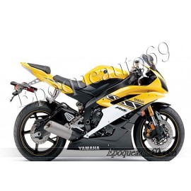 Autocollants stickers Yamaha YZF-R6 2006 - version 50 eme anniversaire