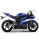 Autocollants stickers Yamaha YZF-R6 2006 - version bleu