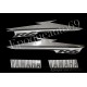Autocollants stickers Yamaha YZF-R6 2007 - version noir