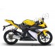 Autocollants stickers Yamaha YZF-R125 2009 - jaune