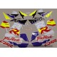 Autocollants Stickers Honda CBR 919RR 1996 - version rouge blanc jaune 