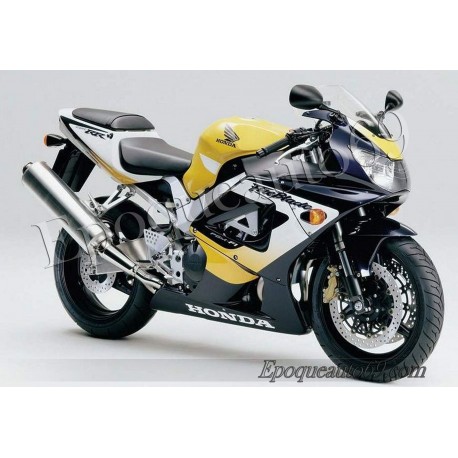 Autocollants stickers Honda CBR 929RR 2000 - version jaune