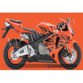 Honda CBR 600RR 2005 - version tribal orange 