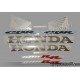 Autocollants stickers Honda CBR 600RR 2003 - version noir