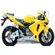 Autocollants stickers Honda CBR 600RR 2003 - version jaune