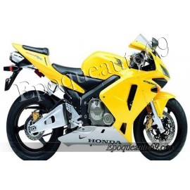 Autocollants stickers Honda CBR 600RR 2003 - version jaune