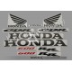 Autocollants stickers Honda CBR 600RR 2003 - version jaune