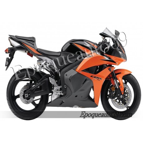 Autocollants - Stickers Honda CBR 600RR 2009 - version vert noir