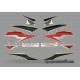 Autocollants - Stickers Honda CBR 600RR 2011 - version noir