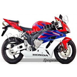 Autocollants stickers Honda CBR 1000RR 2005 - version Bleu Noir Argent