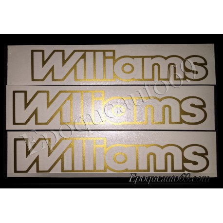 Autocollants stickers renault clio williams 