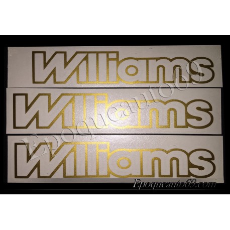 Autocollants stickers renault clio williams 